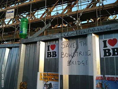 bowstring_bridge Demolishing the bowstring bridge - Leicester