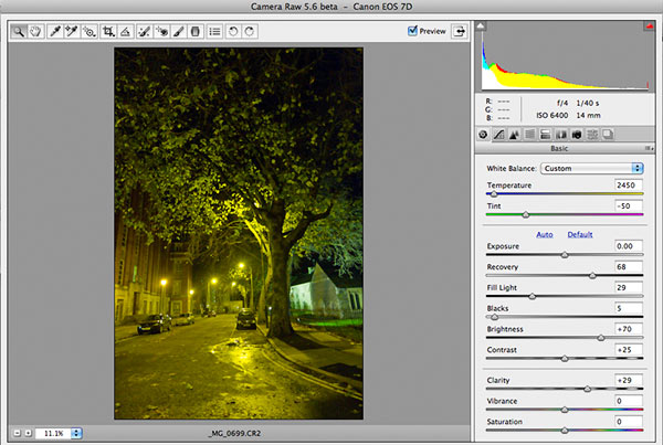 bw-optimisation White balance for optimal B/W