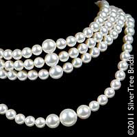 bridal pearl necklace