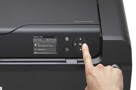 printer display