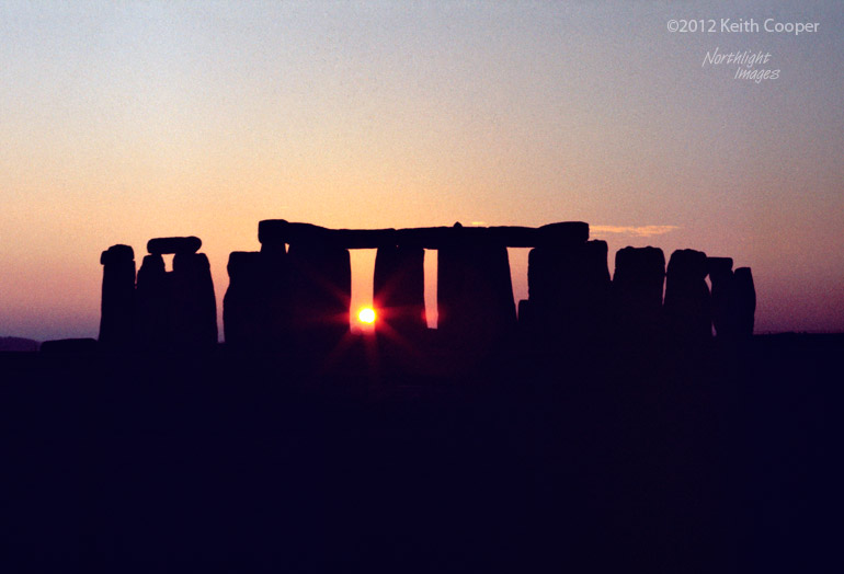 Midwinter sunset