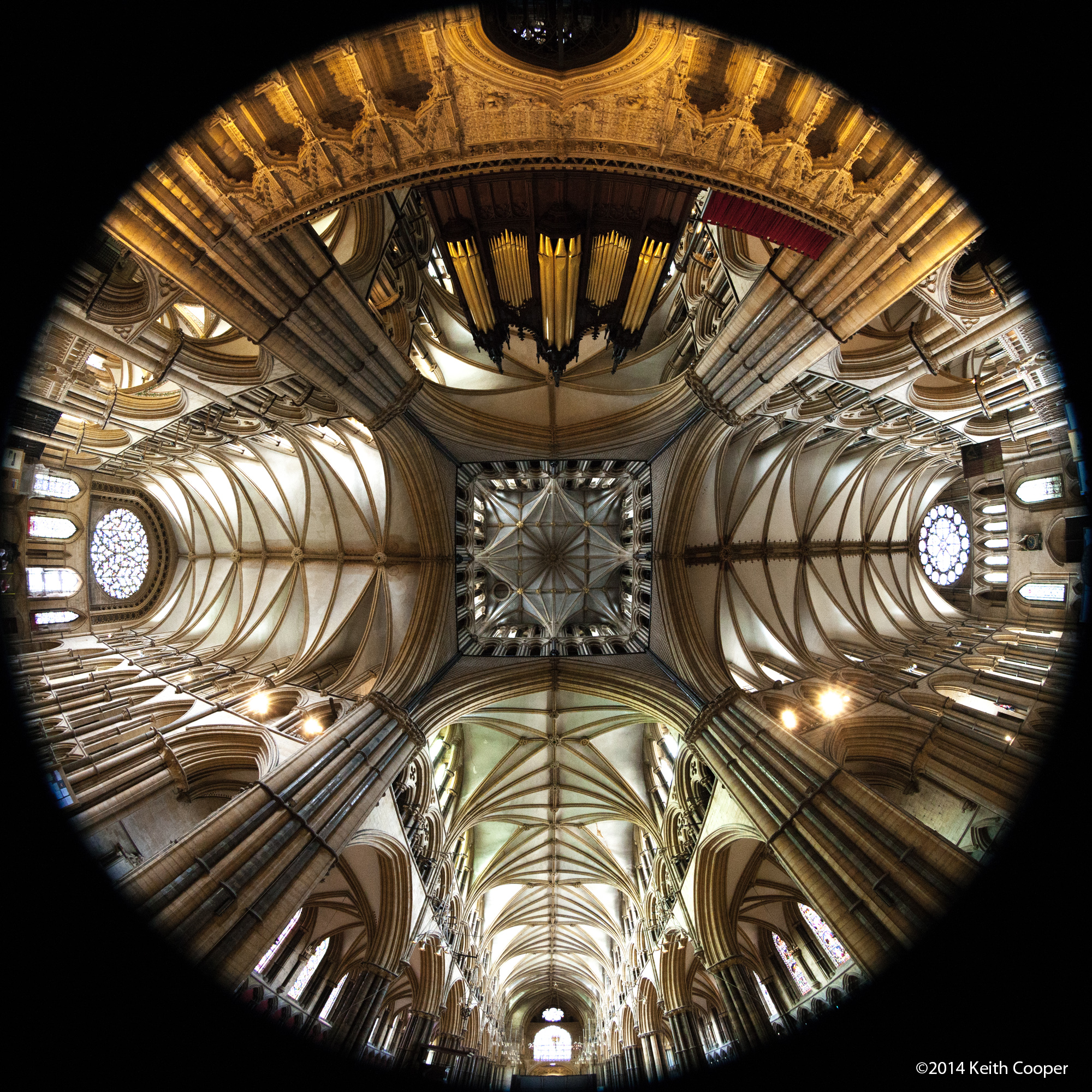 Lincoln Cathedral - under tower