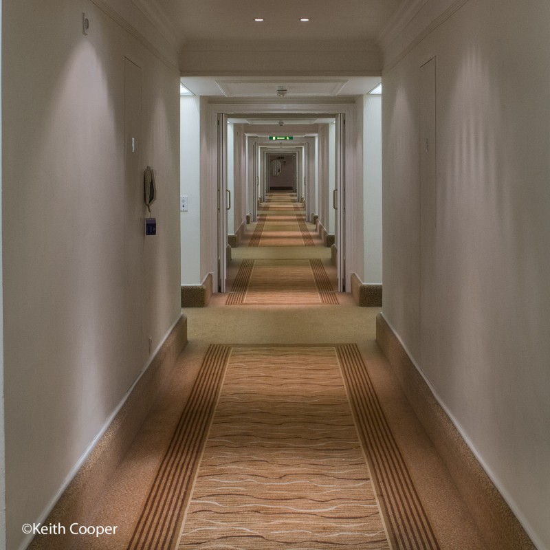Hotel corridor