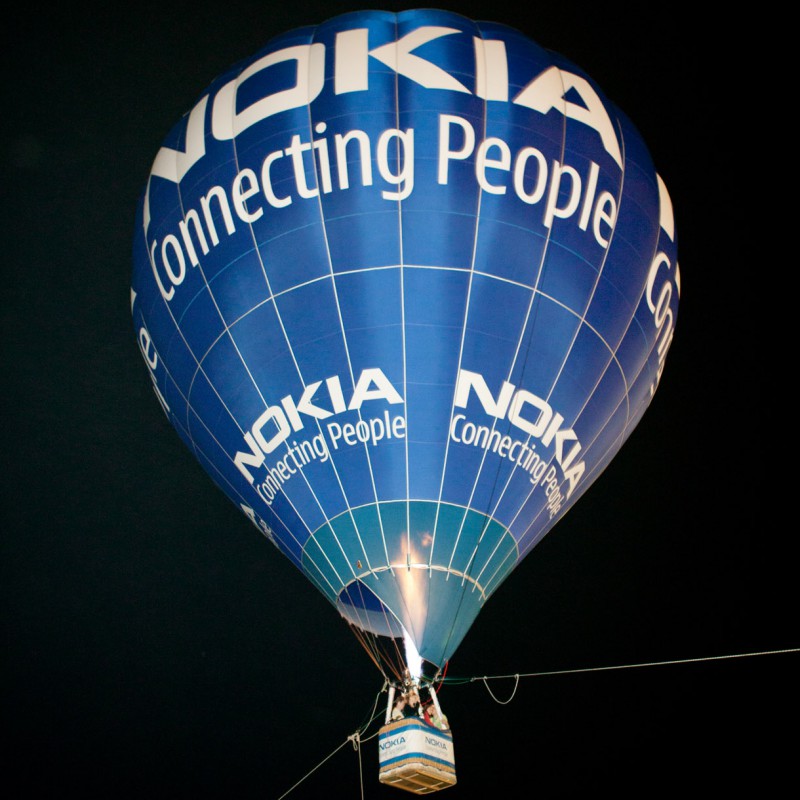 Balloon at corporate event