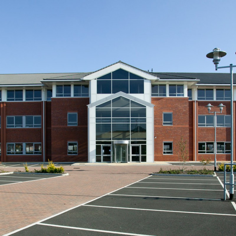 Office building and car park