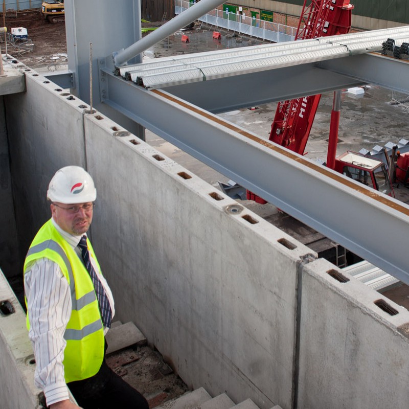 Construction work at Leicester Tigers