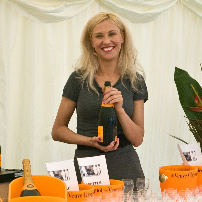 Moet champagne reception