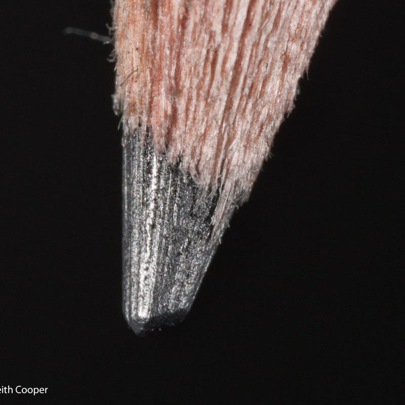 Tip of pencil