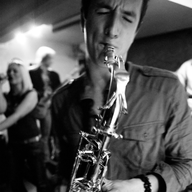 Jazz sax player