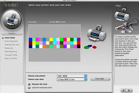 Eye One Printer profiling