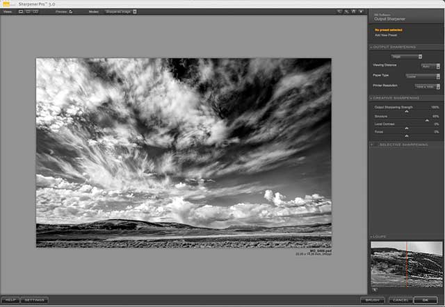 sharpened image using Nik Sharpener