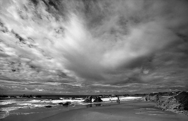 The beach at Bandon Oregon