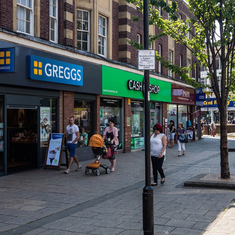 City centre businesses, Rotherham
