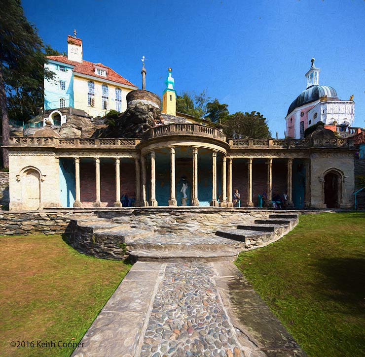portmeirion in the style of hopper