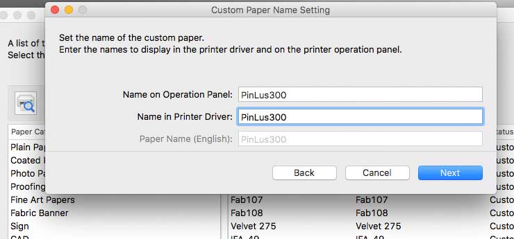 custom paper type