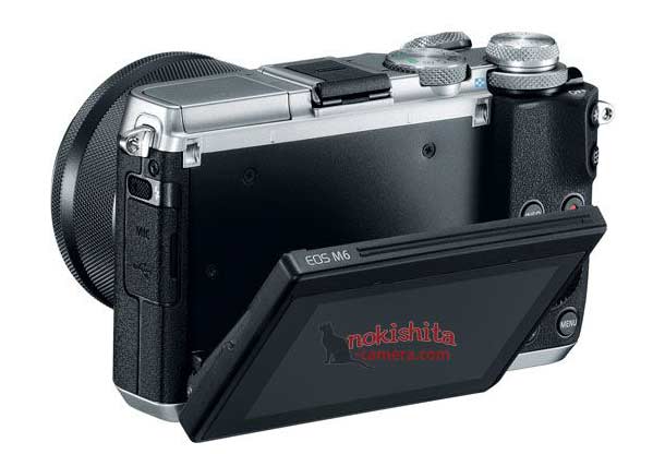 eos m6 silver/black