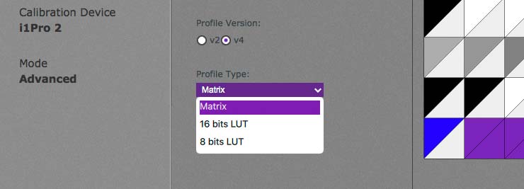 profile type