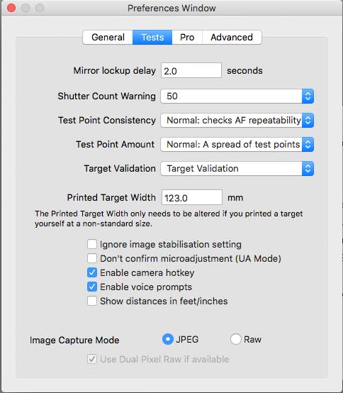 preferences for foCal
