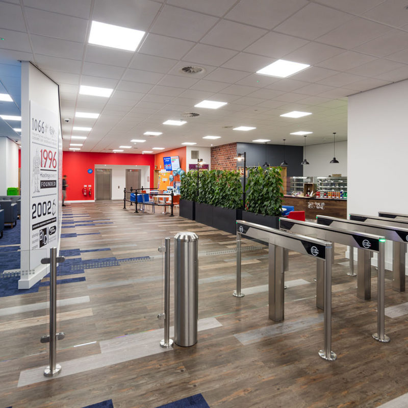 Entrance area for offices