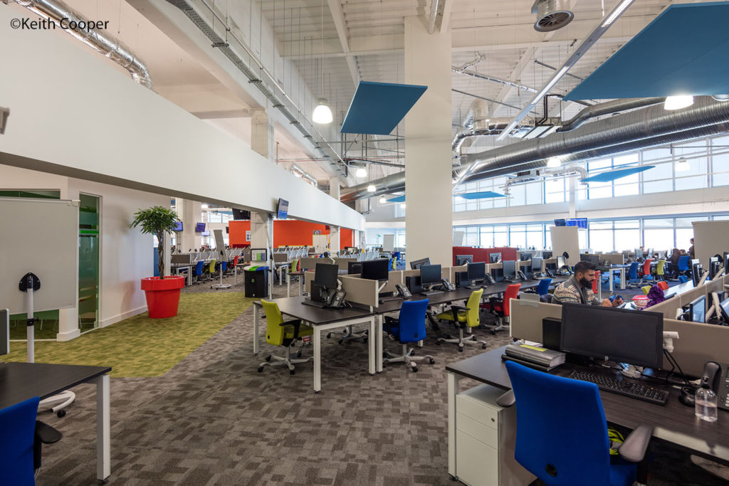 call centre interior