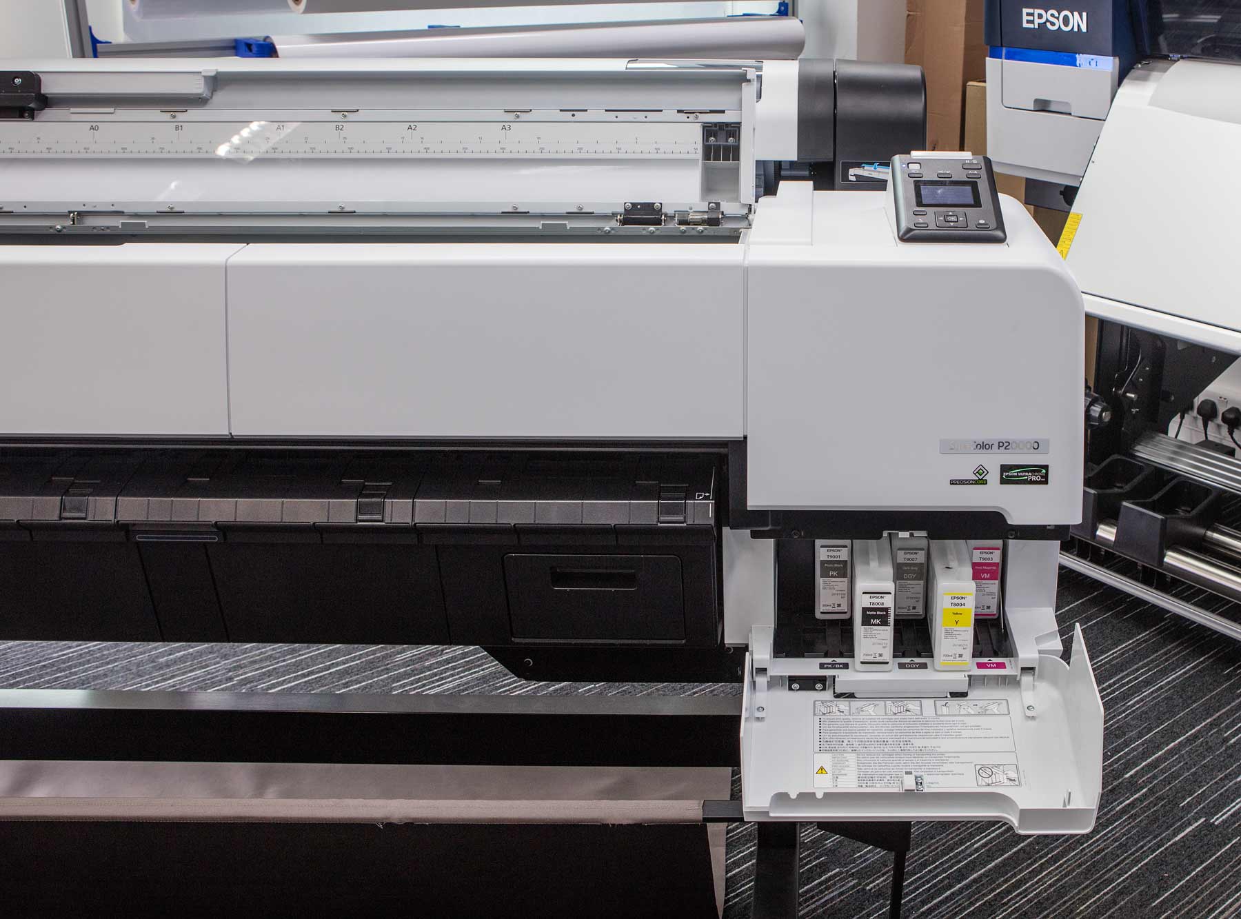 ink carts at right