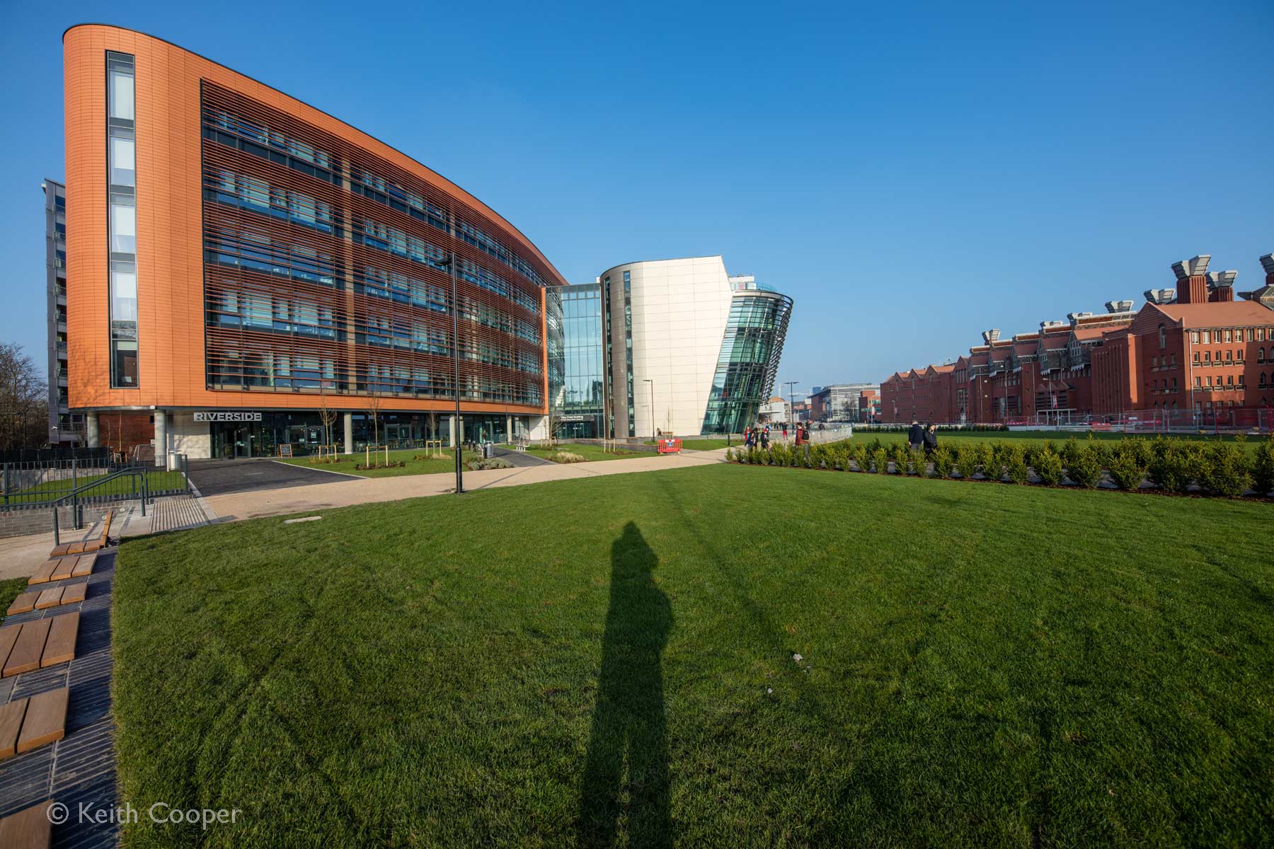 shadow on lawn