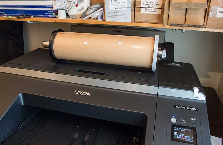 loading roll paper