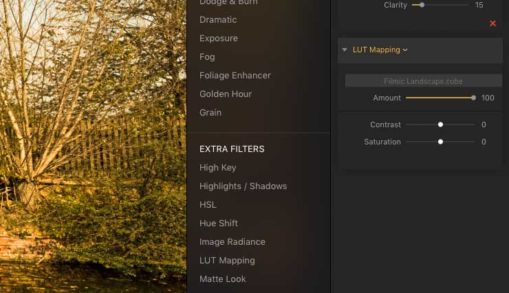 image enhancer preset