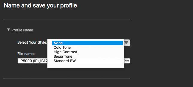 bw profile type