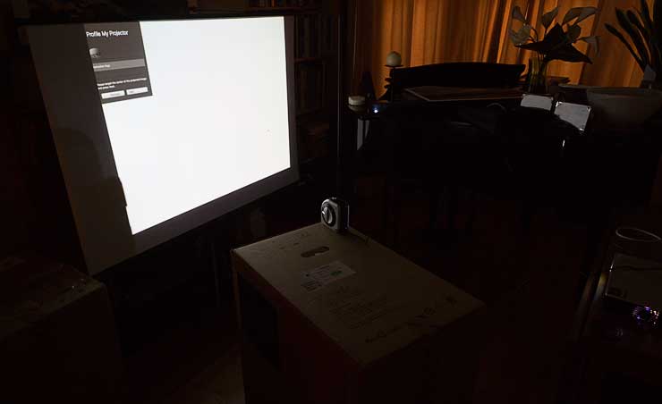 projector measurement
