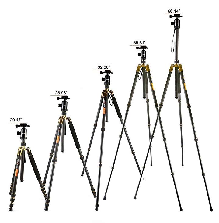 tc2534 tripod heights