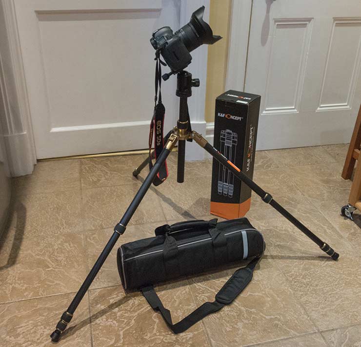 tripod and bag