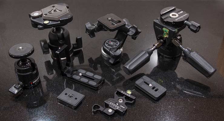 assorted tripod fittings