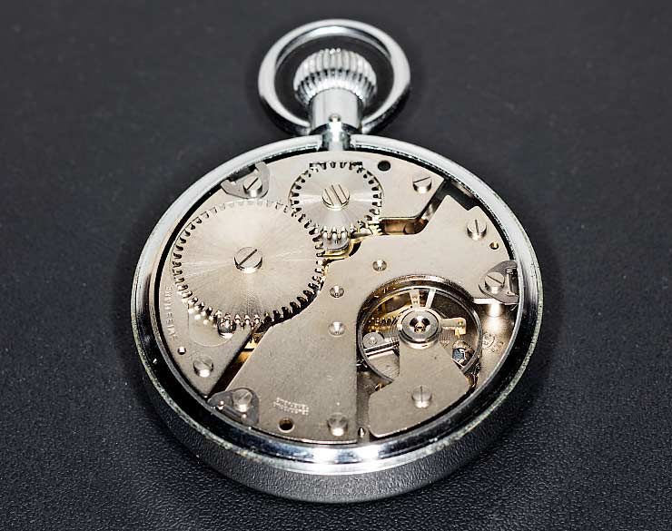 back of stopwatch