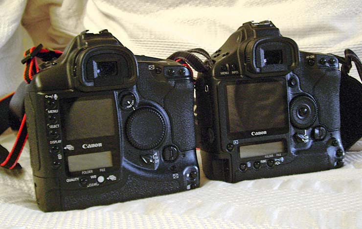 Canon cameras 1Ds and 1DS mk3