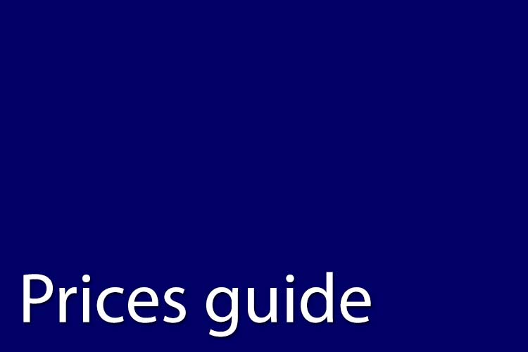 Photography prices guide