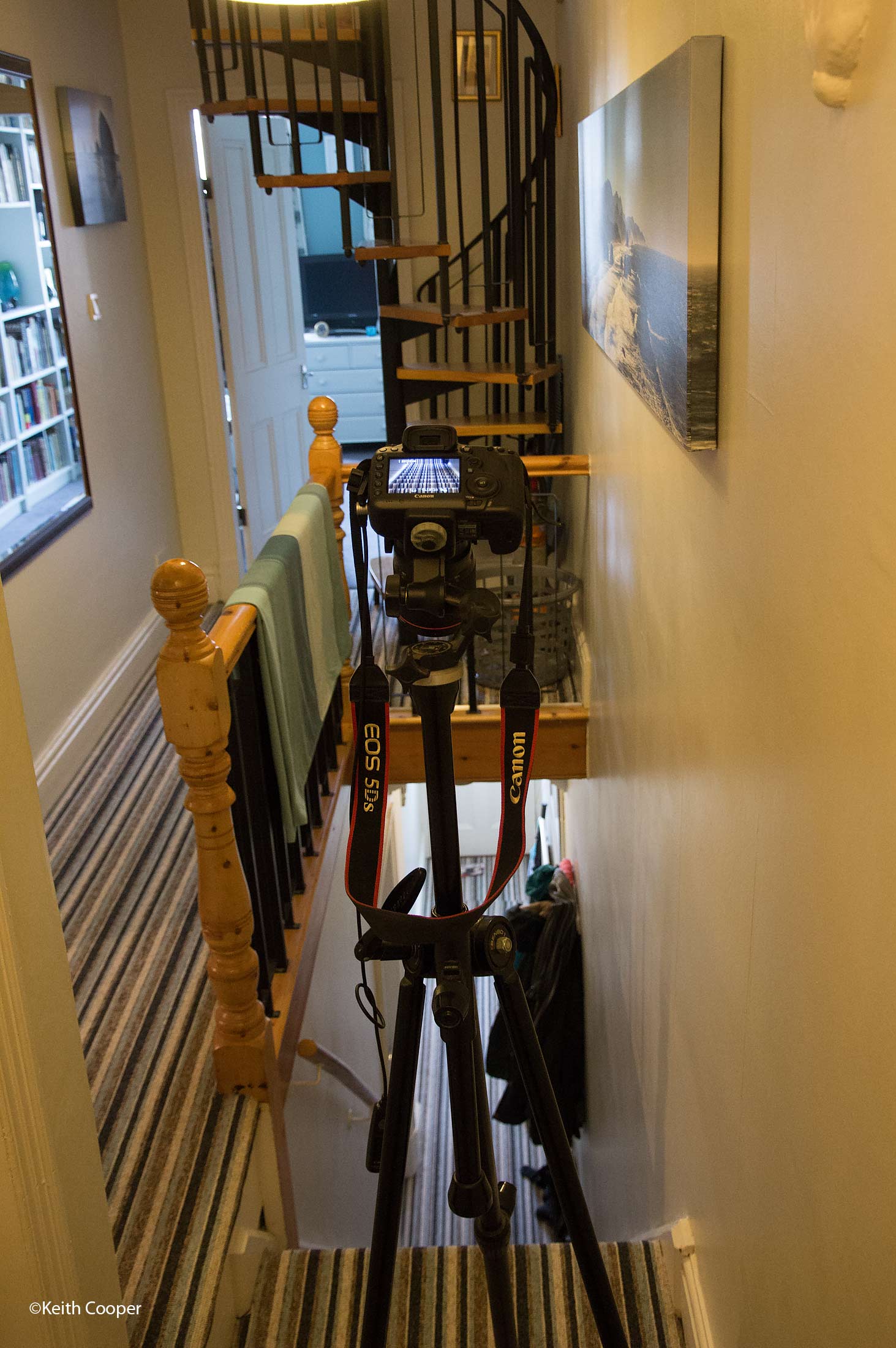 view from upstairs