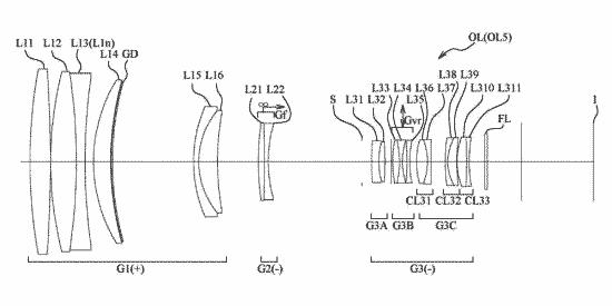 Nikon 600mm f5.6 lens patent