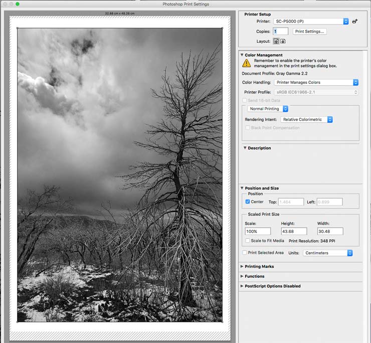 printing with ABW