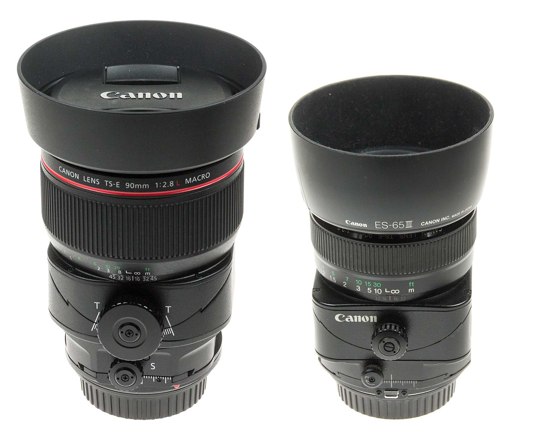 TS-E90mm old and new