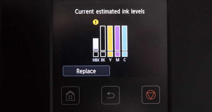 low ink
