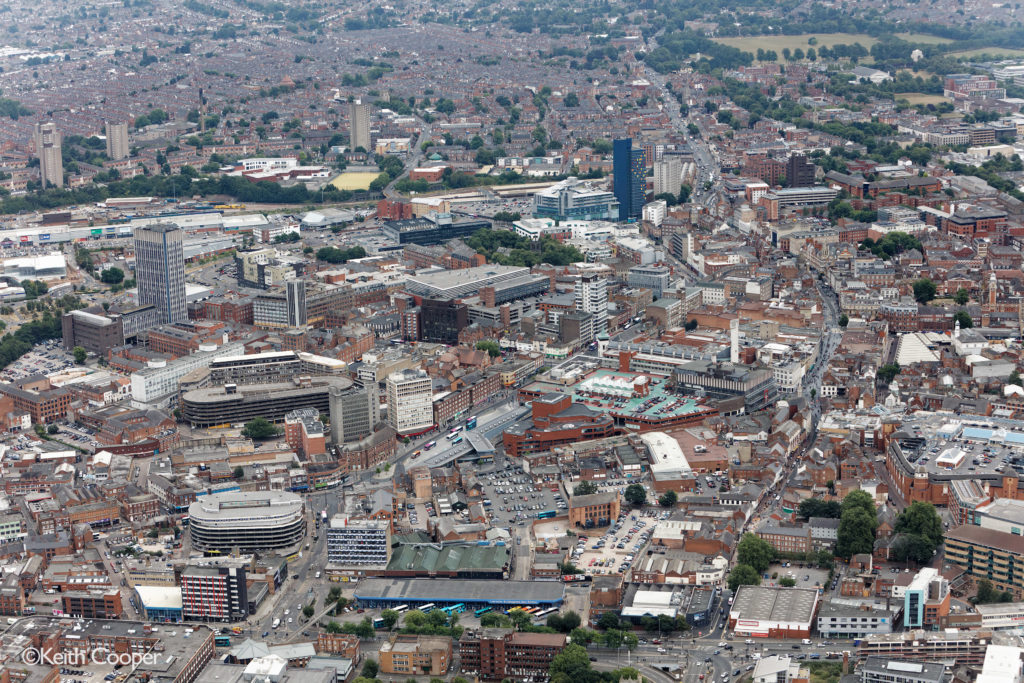 Leicester bus station to Victoria park