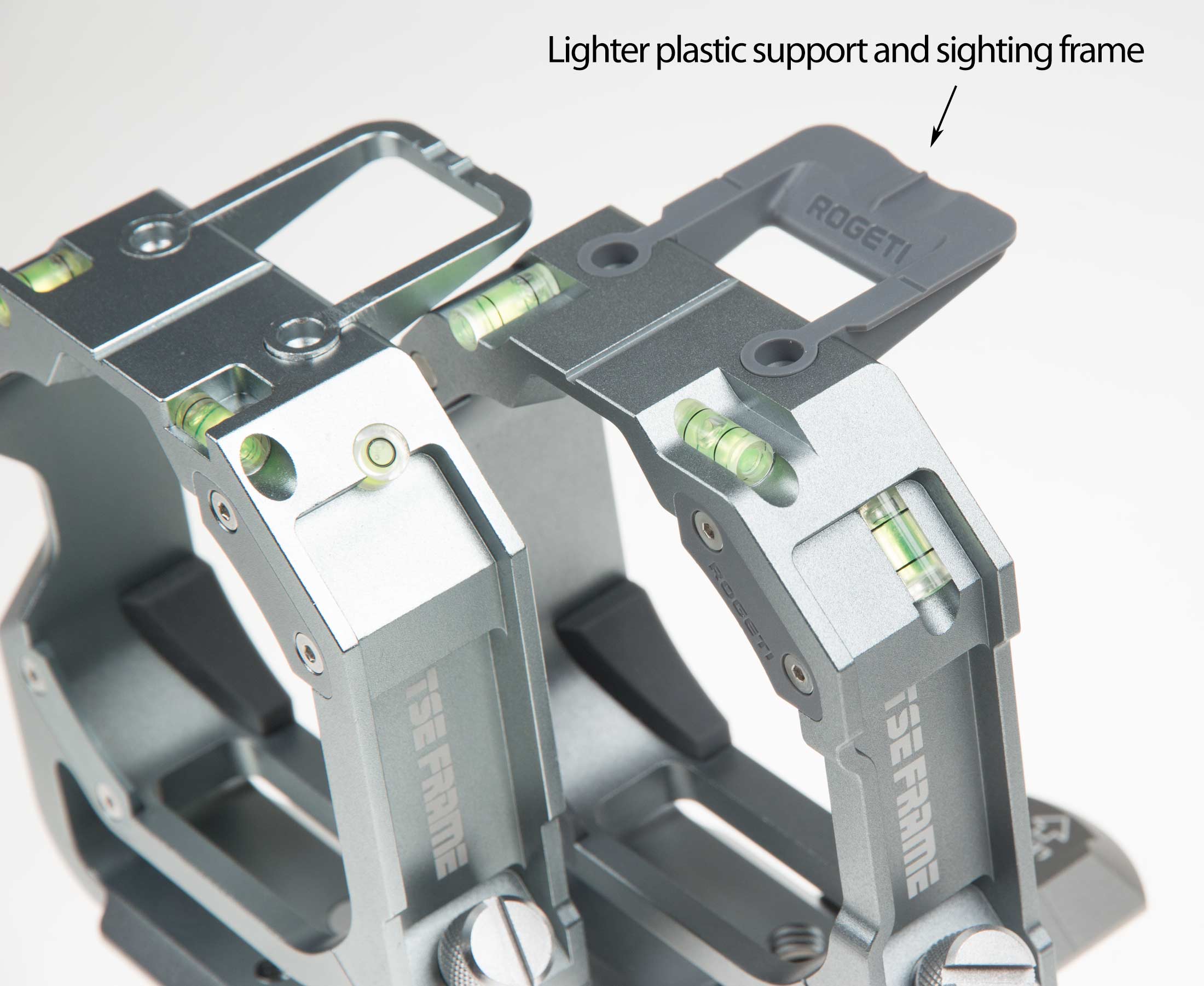 plastic sight and support