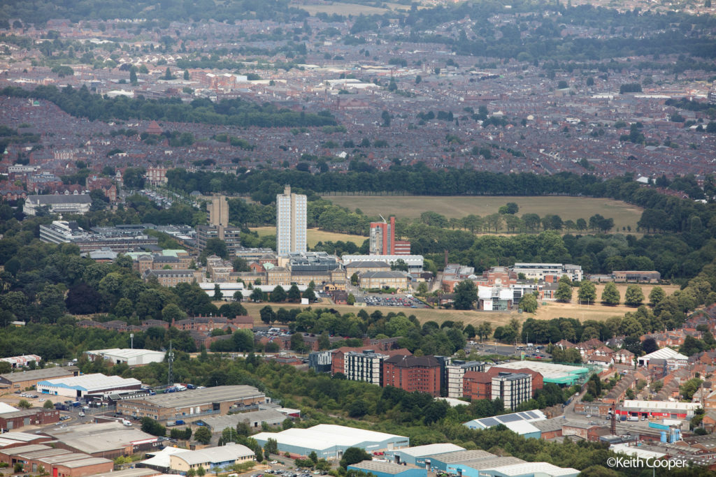 University of Leicester and Victoria park