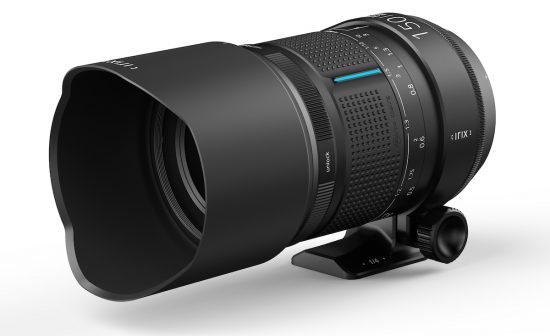 Irix-150mm-f2.8-MACRO-1to1-lens with hood