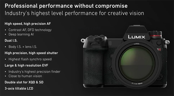 Panasonic FF specs