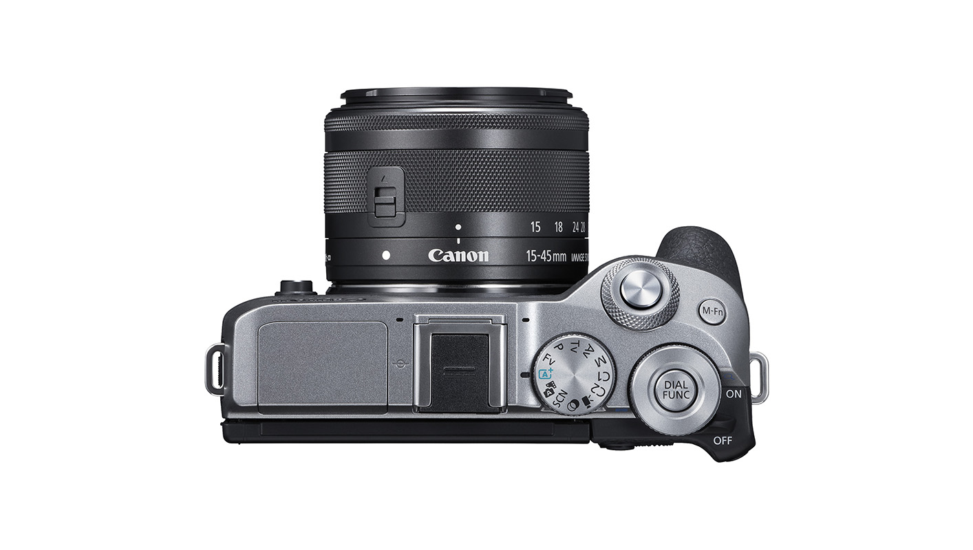 Silver M6II - top view