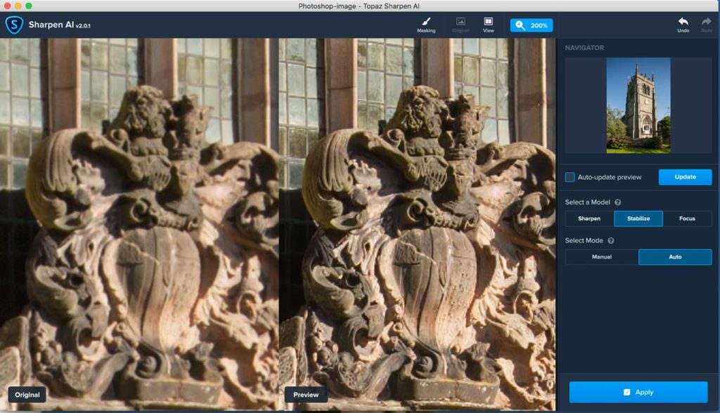 Topaz Sharpen AI V2 image sharpening software update