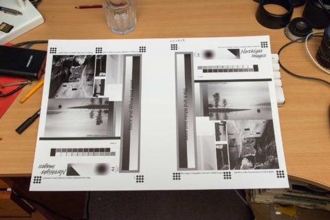 Fine tuning black and white photo printing