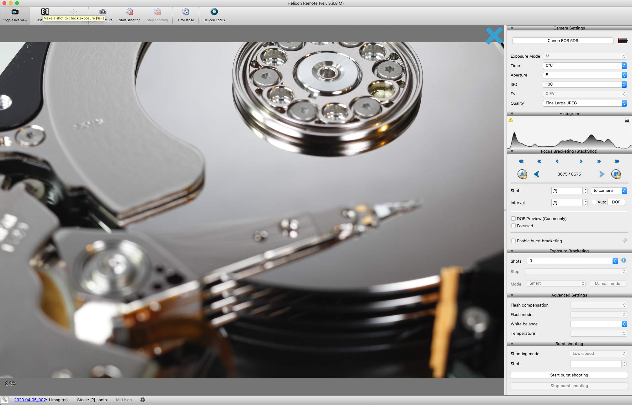 test-shot